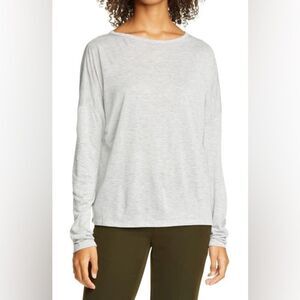 VINCE Heathered Grey Long Sleeve Shirt Size X-Small NWT